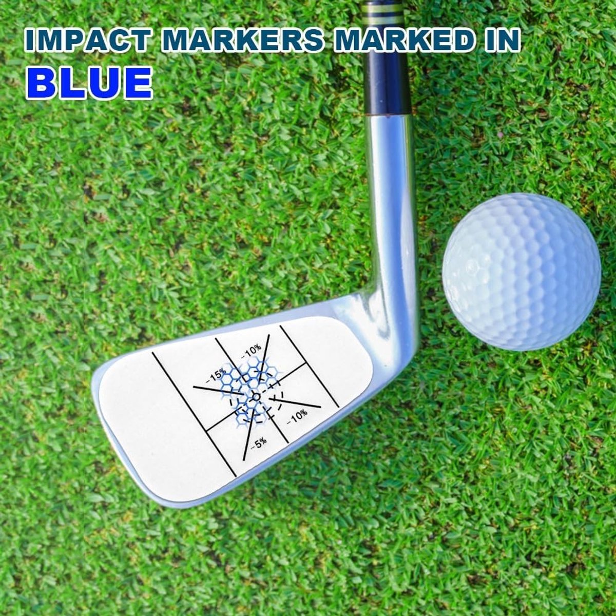 Golf Impact Tape Set voor Club Impact Analyse, Zelflerende Sweet Spot en Consistentie, 40pcs/120pcs