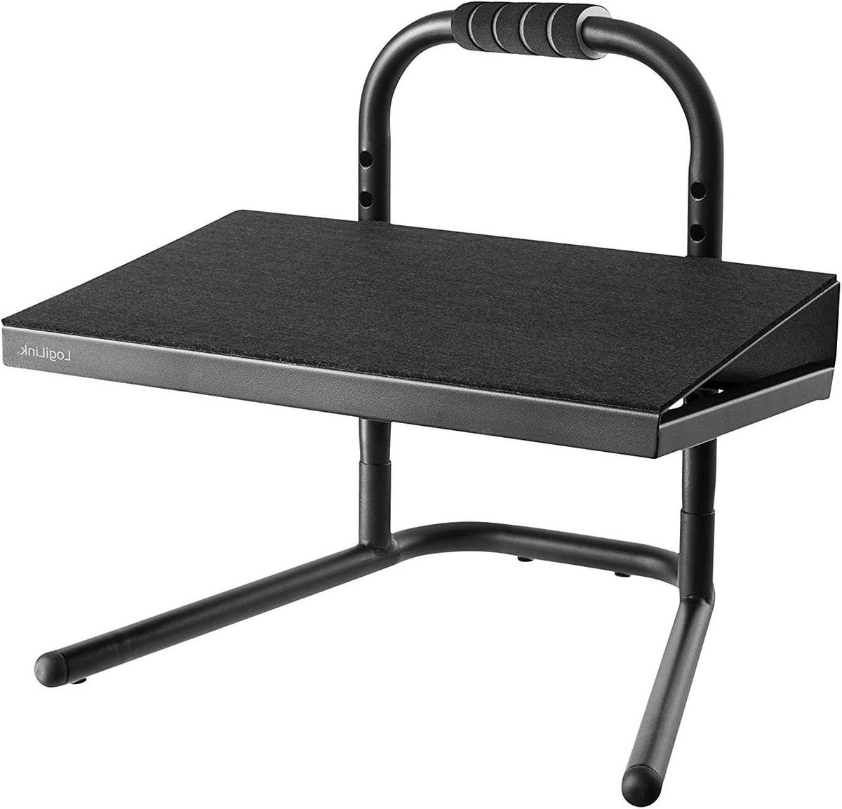 Voetensteun - Ondersteuning Benen - Bureau Werk - 6 Hoogte-instellingen - 44.8 cm - Zwart