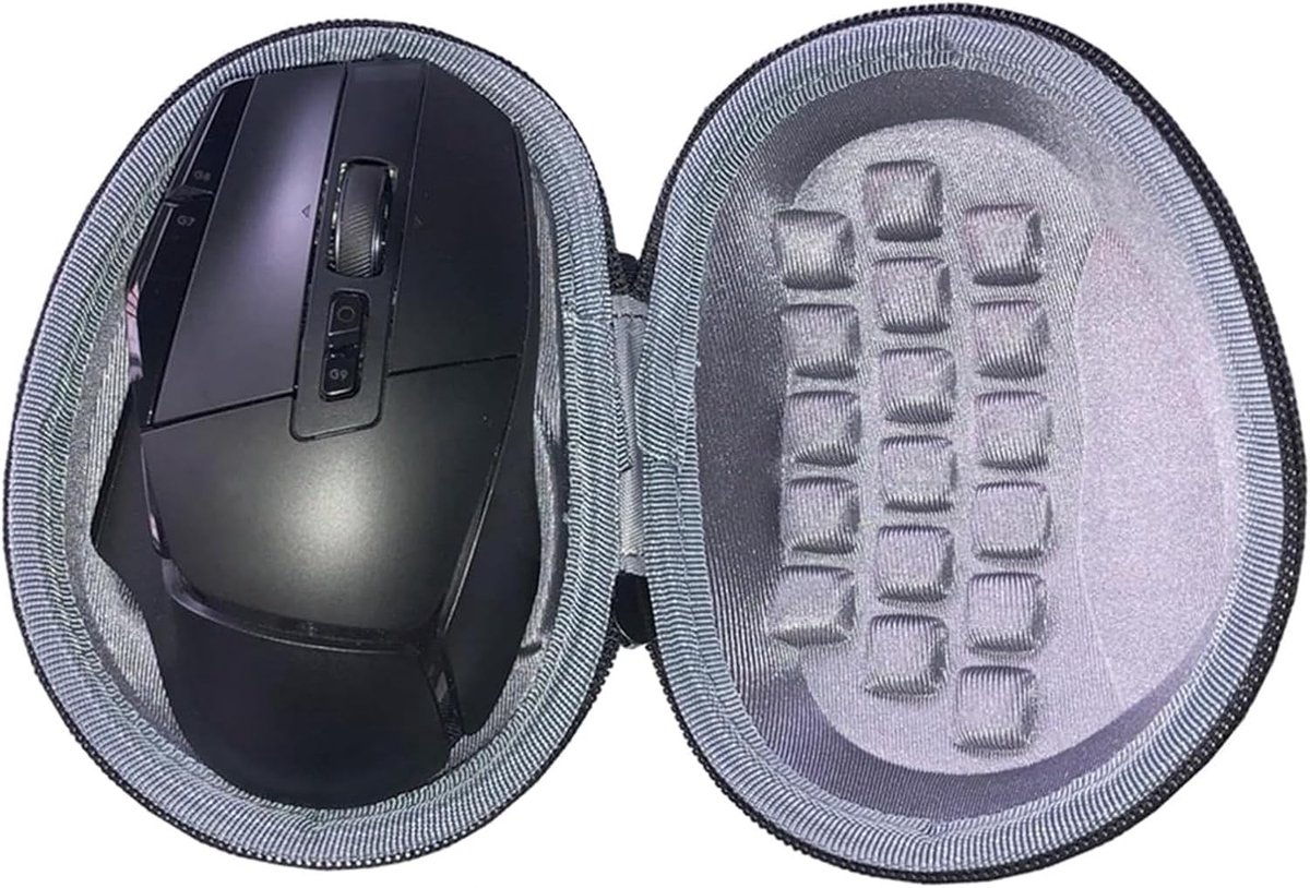 Draagbare Hard Case voor Draadloze Gaming Muis, Schokbestendig en Waterdicht met Zachte Voering voor Veilig Transport en Opslag