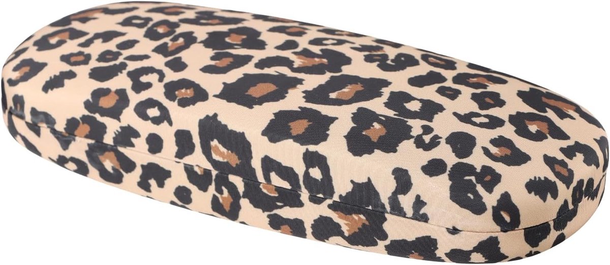 Leopard Print Bril Etui voor Persoonlijke Brillen, Draagbare Opbergtas voor Brillen, Sleutels en Potloden