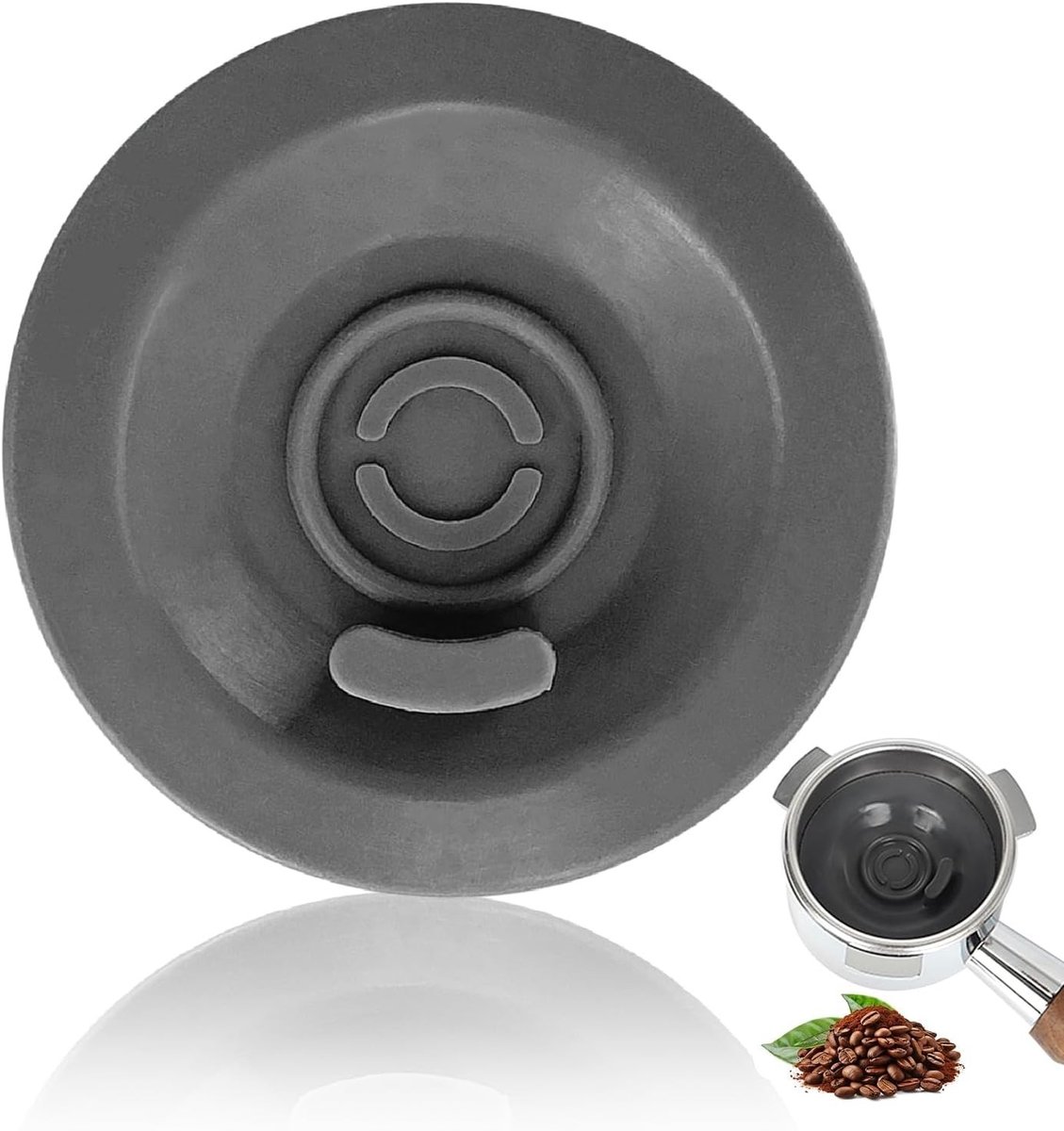 Reinigingsschijf van 54 mm, Reinigingstabletten voor espresso machines, Backflush reiniging voor filterhouders, Compatibel met diverse merken (1 stuk)