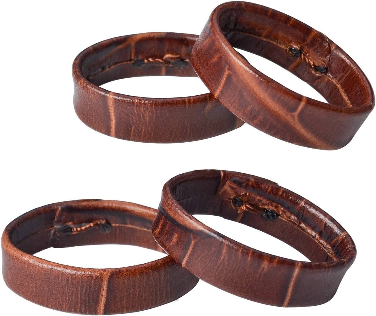 Lederen Horlogeband Lussen, 4 Stuks Vervangende Lussen, Geschikt voor 18mm, 20mm en 22mm Horlogebanden, Ideaal voor Horloge Accessoires