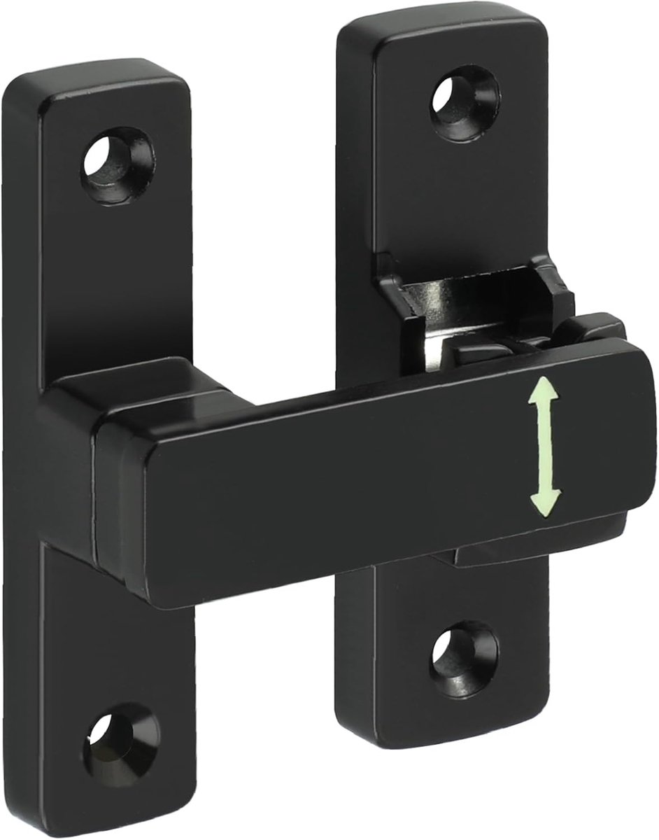 Mooche Flip Gate Latche Lock Black, Barn Door Locking Barn Door - ShopVlot