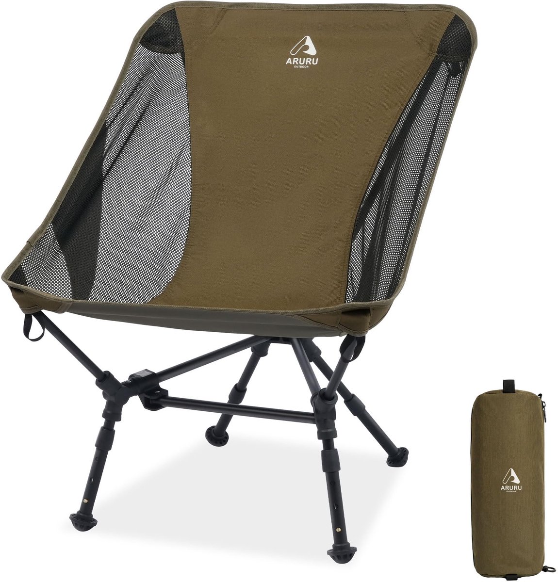 Campingstoel lichtgewicht 150 kg - compacte klapstoel - ideale reisstoel - perfect voor festivals - ShopVlot