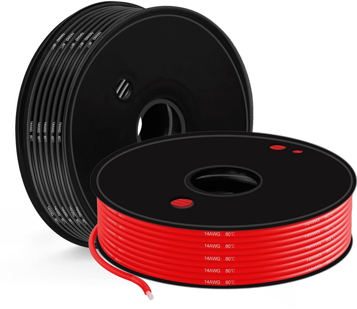 Elektrische kabel 2,08 mm² - kopercoated aluminium - hoge geleidbaarheid - ideaal voor klussen - ShopVlot