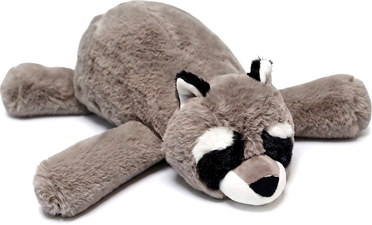Verzwaringsknuffel Wasbeer - Voor Volwassenen & Kinderen - Weighted Stuffed Animal - Verzwaringsknuffel 4 kg - Zware Knuffel - Gewichtsknuffel - Verzwaarde Knuffel - Wasbeer Knuffel