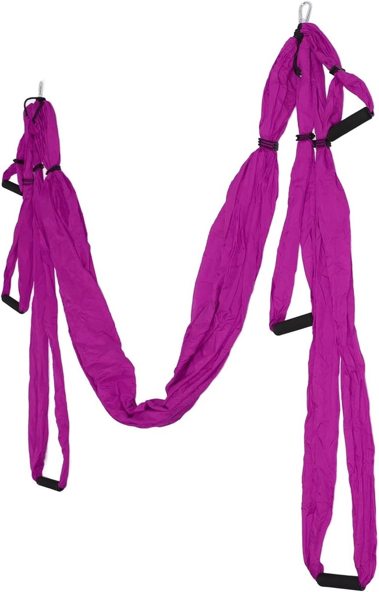 Verstelbare Yoga Hangmat voor Buiten - Verbeter Flexibiliteit en Kracht met Draagtas en Comfortabel Katoen en Polyester