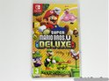 New Super Mario Bros. U Deluxe Nintendo Switch gamehoes met Mario, Luigi, Toad, Yoshi en Prinses Peach.