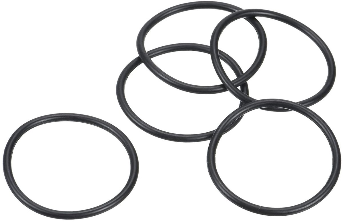 Nitrile Rubber O-Ring 36mm OD, 32mm ID, 2mm Breed, 20 Stuks voor Waterkranen, Hydraulische Reparatie en Auto-onderdelen, Zwart