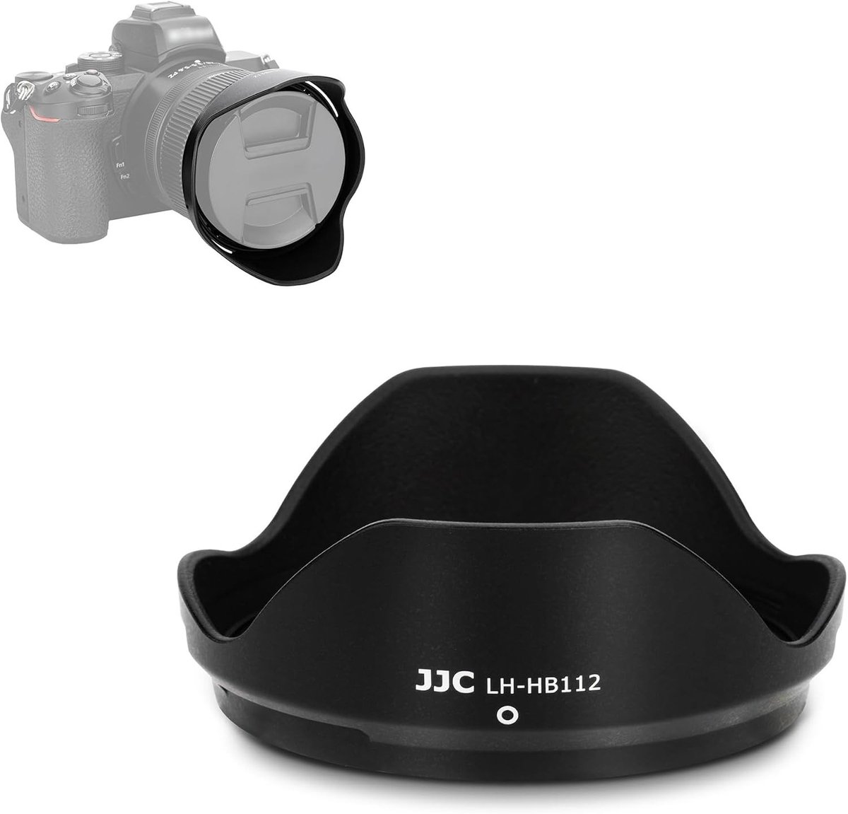 Bayonet zonnekap voor Nikon NIKKOR Z DX 12-28mm f/3.5-5.6 PZ VR lens - vermindert reflecties, beschermt de lens en verbetert beeldkwaliteit