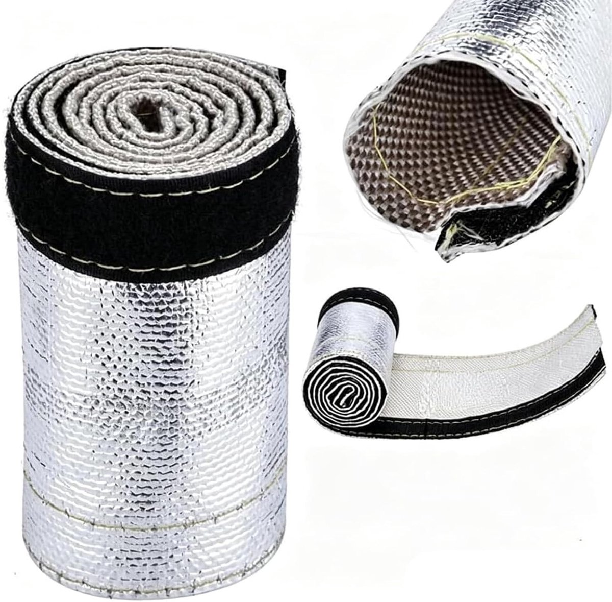 Geïsoleerde Dekkingen voor Brandstofleidingen, Thermische Bescherming met Stalen Kabels en Aluminized Buitenlaag voor Maximale Isolatie