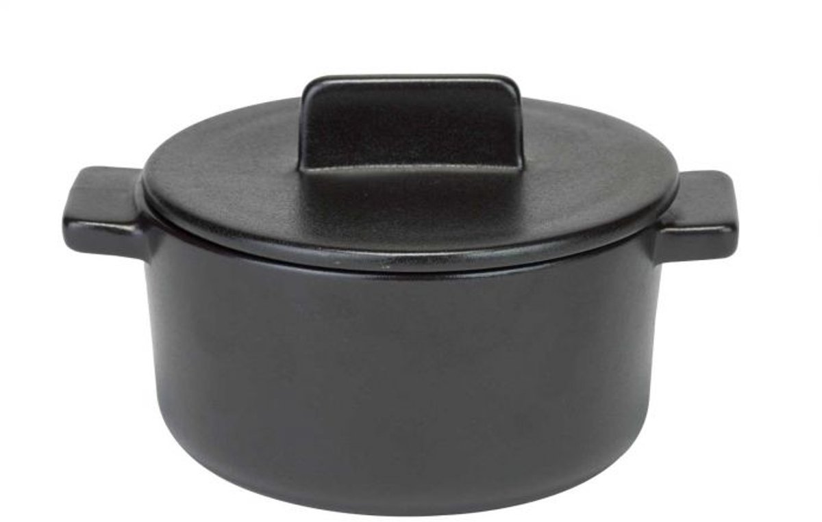 MADISON BLACK OVENSCHOTEL D12XH9CM MET DEKSEL 45CL - 6 STUKS