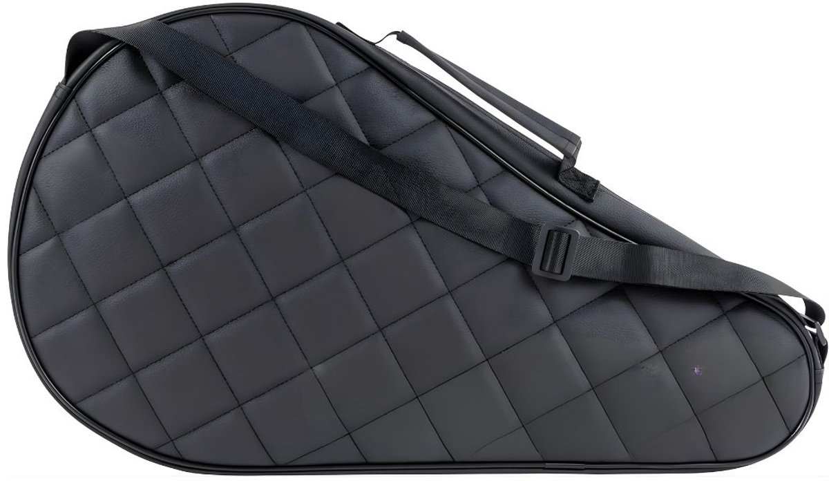 KIRA® Padeltas - Padelracket-tas - Gewatteerde Padeltas Voor 1 Racket - Zwart - 52cm x 28cm x 3cm