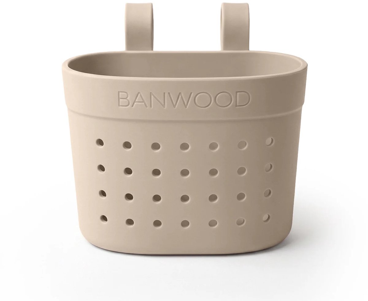 Banwood - Pin & Ride basket - Fietsmandje - Mandje voor stepjes - Sand - Beige