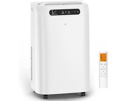 Mobiele airco 14000 BTU stille airconditioner met ontvochtiger slaapstand afstandsbediening 65 m²
