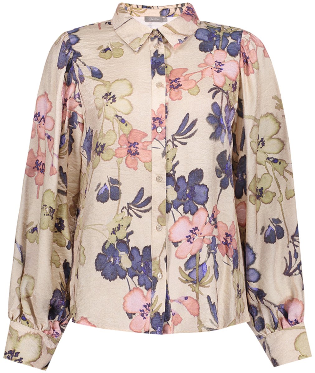 Geisha blouse bloem 63665-20 maat 3XL