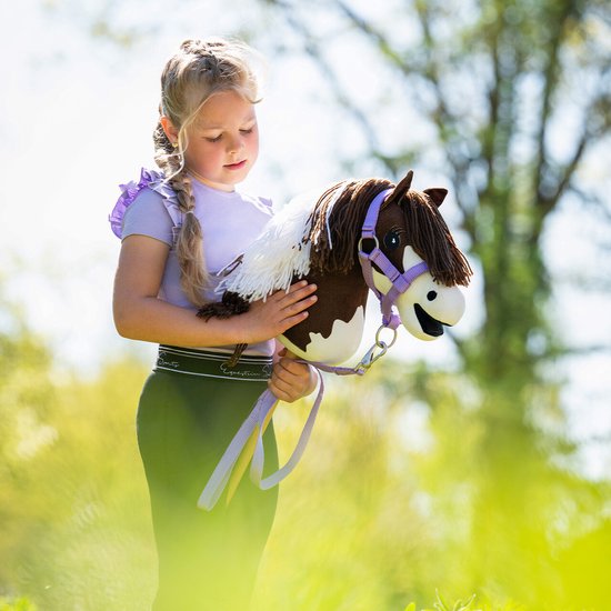 QHP - Halsterset Hobby Horse - Lila - LET OP! BETREFT ALLEEN HET HALSTER — afbeelding 3