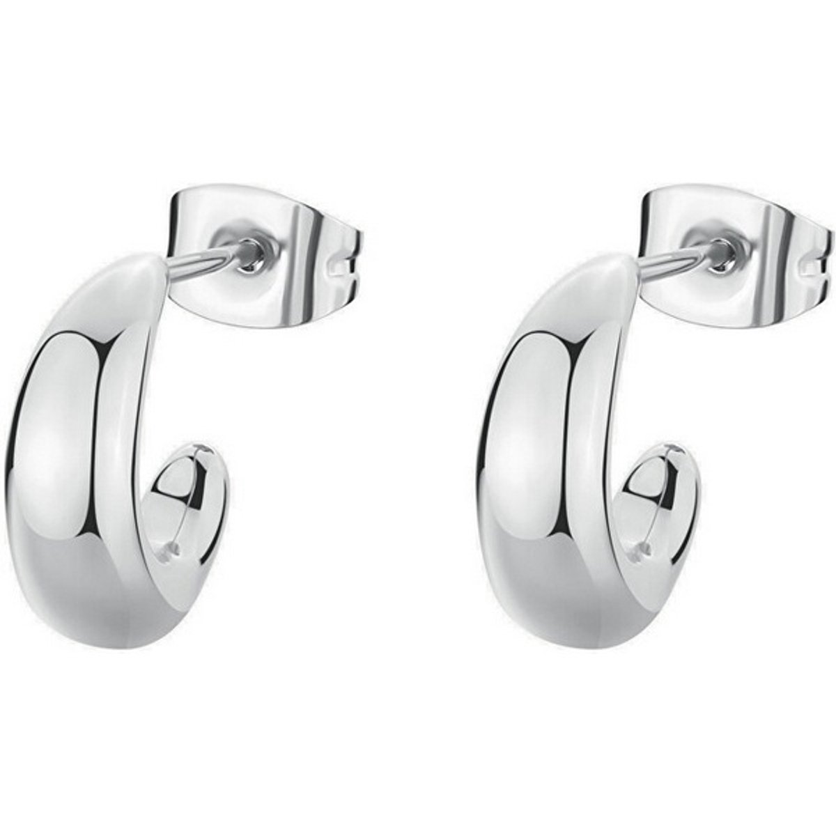 BROSWAY ESSENTIAL BNL105 STAINLESS STEEL OORRINGEN 1 PAAR