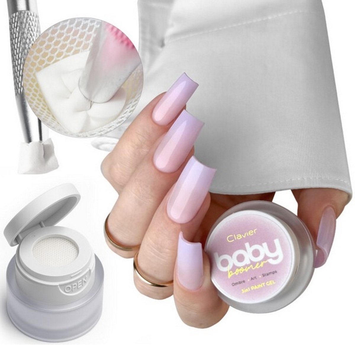 CLAVIER BABY BOOMER P06 LILACELLE PAINT GEL 3 GRAM