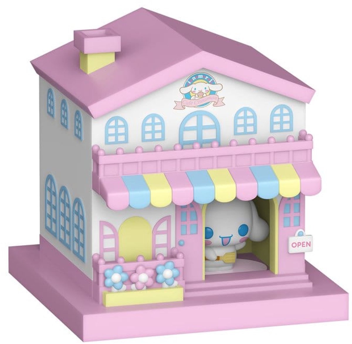 Funko Sanrio Bitty POP! Town Vinyl Figure Cafe Cinnamoroll w/C POP! Figuur - 2cm