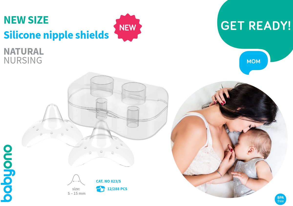 Baby Ono Silicone Tepelbeschermers 2 Stuks incl. Bewaardoosje