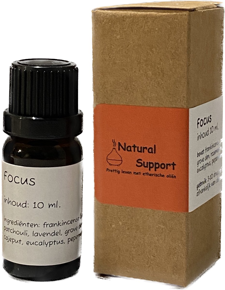 Natural Support, etherische olie, Focus, olie voor de geurbrander