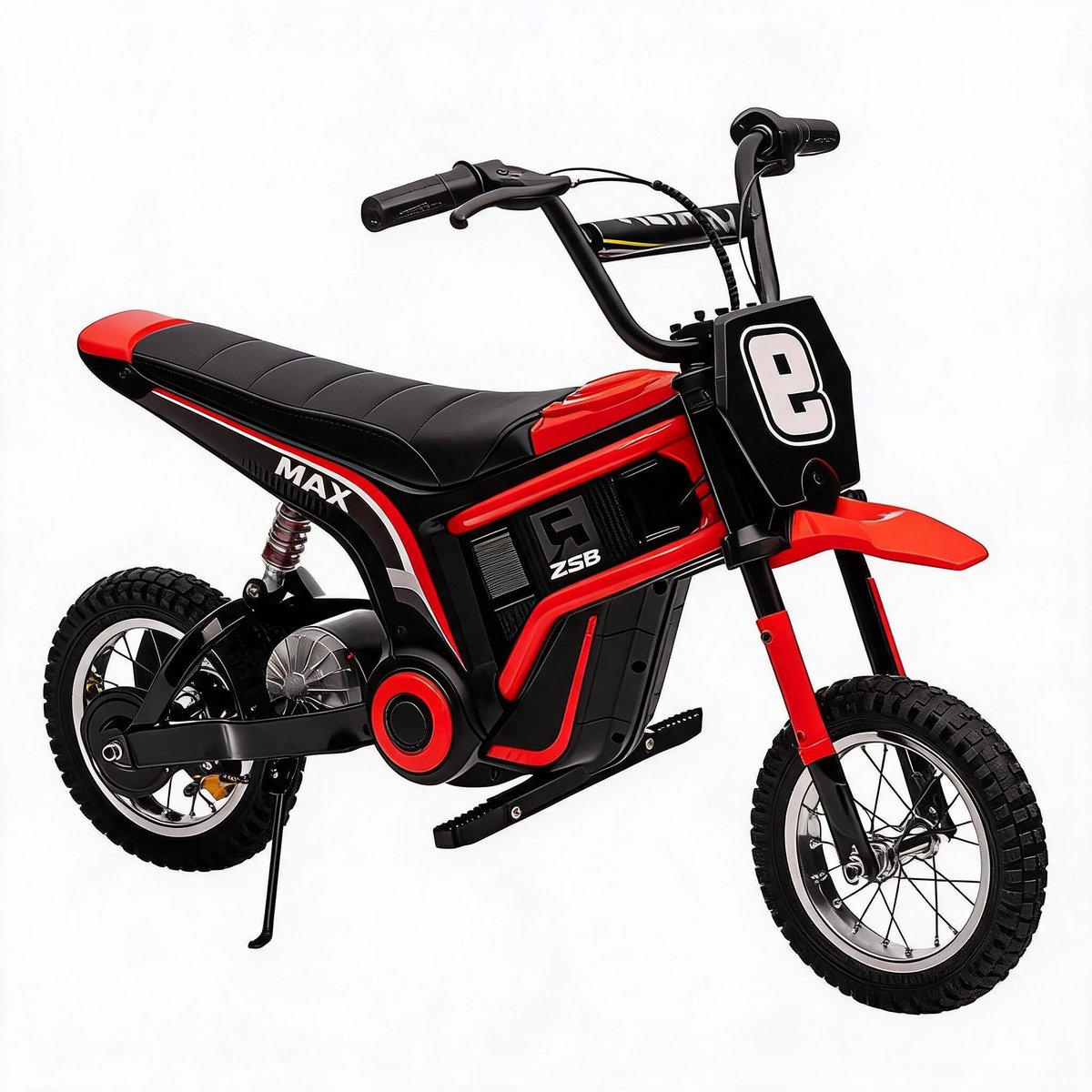 Triumpunpre-Elektrische Kindermotor Rood - Populairste Cadeau voor Kinderen - SX2328 250W - 2×12V7AH Accu - Echte Motorgeluiden - Buitenspeelgoed - Verjaardagscadeau - Rode Motorfiets - CE