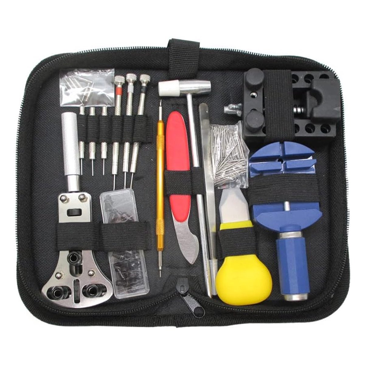 OUYLAF Reparatie Set - 147-delige - Horlogegereedschap Set - horloge gereedschap set - horlogereparatieset - horloge reparatie set - horloge reparatie