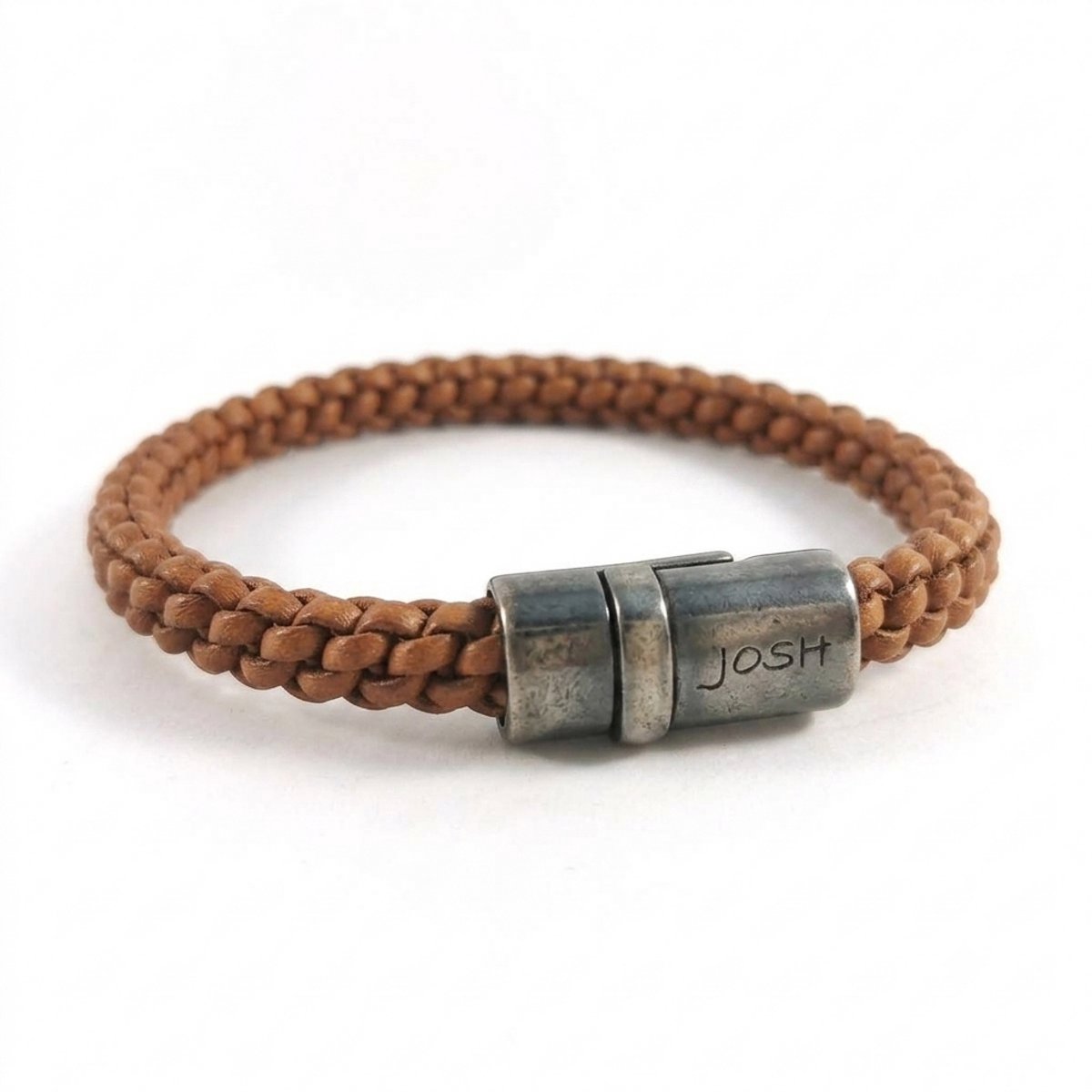 Josh Silver Camel Armband 09085-BRA M 20.50 cm