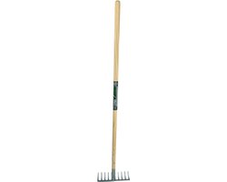 Synx Tools Tuinhark 10 Tanden verzinkt Hark - Harken - Bladharken - Bodembewerkers - Onkruidverwijderaar - Tuinartikelen - Totale lengte 120cm van Synx Tools — afbeelding 2