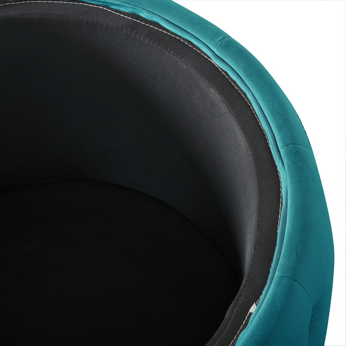 YYchan poef - blauw - 58 x 58 x 38 cm - met opbergruimte