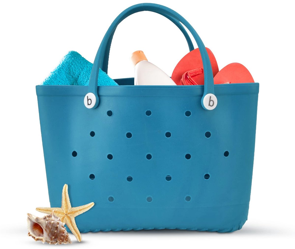 Dailygoods- Draagtas Waterdicht - Rubber - Wasbaar - Outdoor - Sporthandtas - Voor Strand/Boot/ zwembad - Strandtas