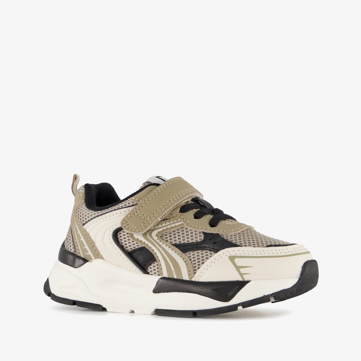 Blue Box jongens sneakers kaki wit - Maat 25
