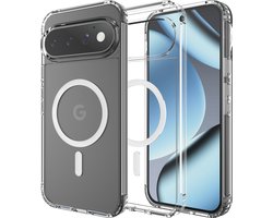 Cazy hoesje geschikt voor Google Pixel 11 / 11 Pro - Compatibel met MagSafe - Military Grade Backcover - Transparant
