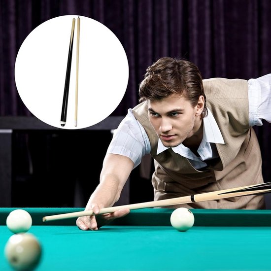 Professionele Poolkeu - Biljartkeu Snookerkeu - Biljart Spel Verbeteren - Handgepolijste Esdoornhout - 145 cm - Niet gespecificeerd — afbeelding 2