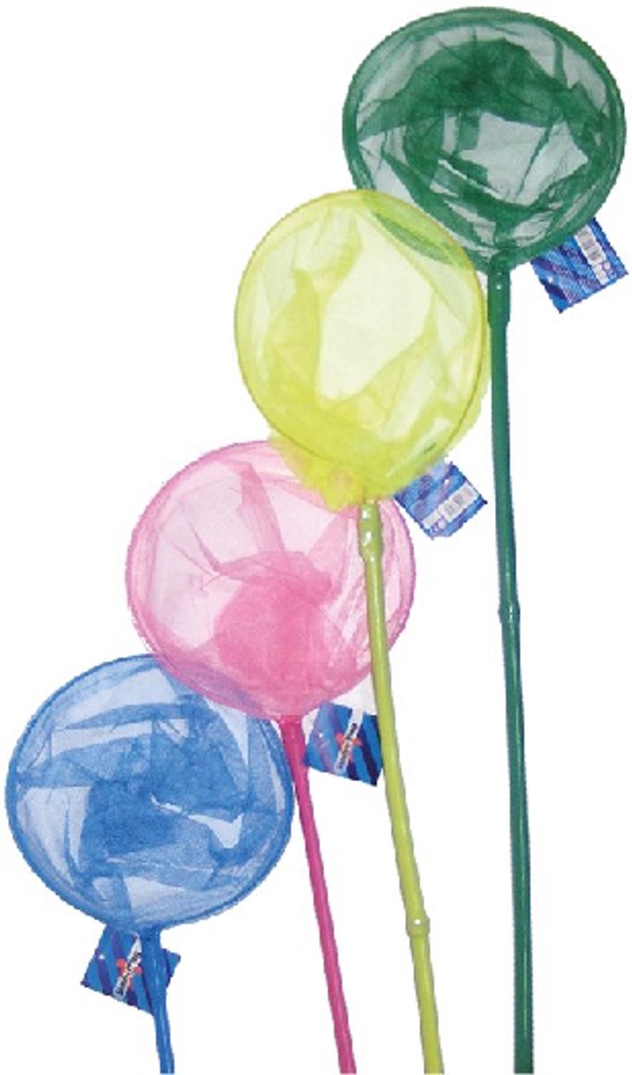 Slootnetje bamboe fijne maas assorti kleuren