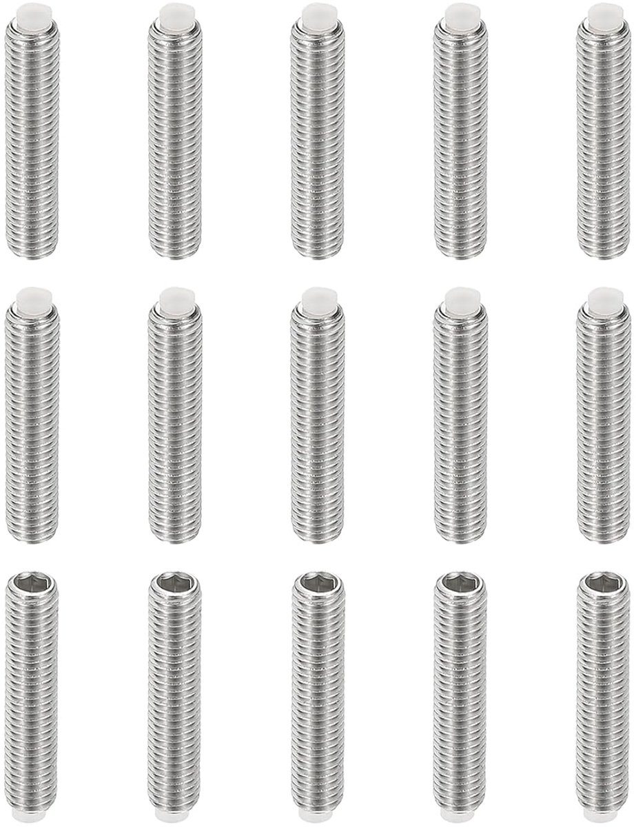 Madenschroef M5 x 25 mm, 15 stuks roestvrij staal 304 metrische