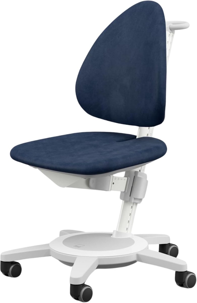 Moll Maximo Kinderbureaustoel - Ergonomische Kinderbureaustoel - Met Verstelbare Zitting En Rugleuning - Groeit Mee Van 110 Tot 185 cm - Draaistoel, ideaal voor schoolkinderen - duurzaam & hoogwaardig - Made in Germany