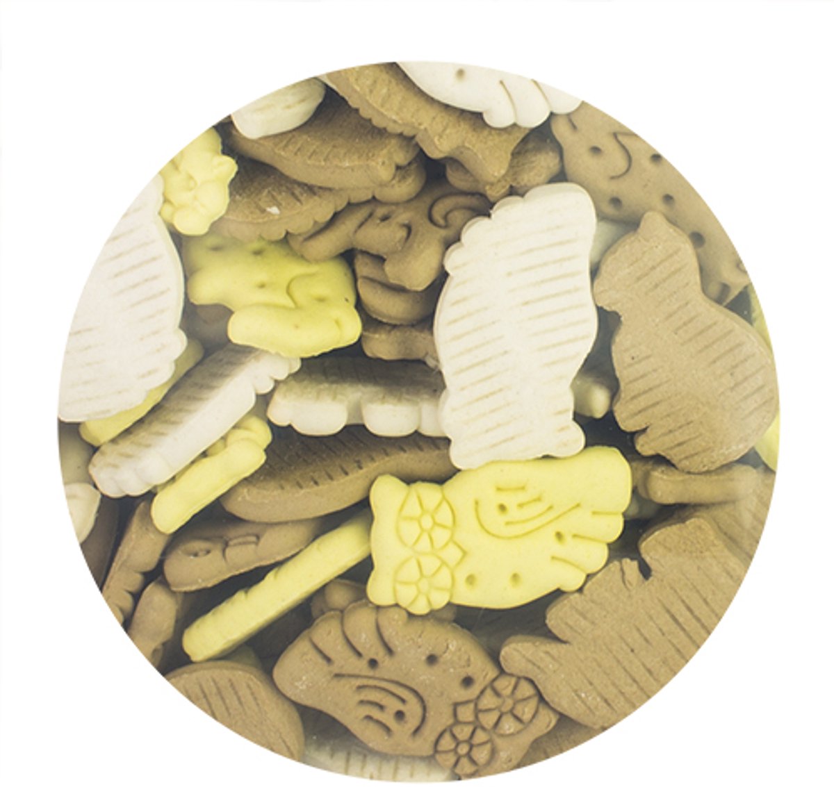 Hondenkoekjes dierenmix kleur 10kg