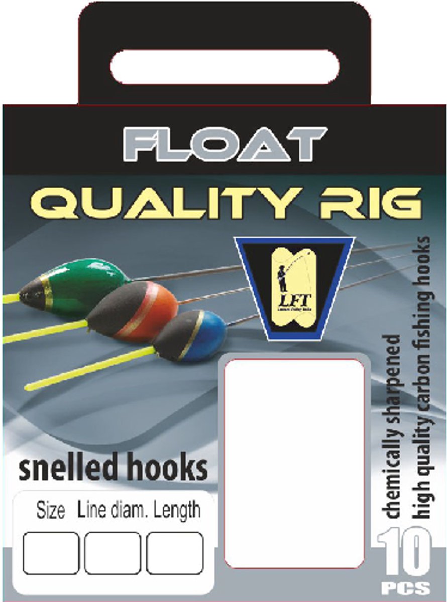 LFT float quality rig 0,14 maat 10 35cm 10 stuks