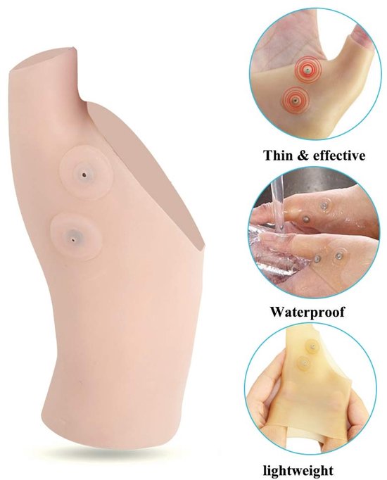 2 stuks siliconen duimbrace, polsbrace, pijnverlichting voor artritis, carpal, tunnel, tenosynovitis, spijsvertering — afbeelding 5