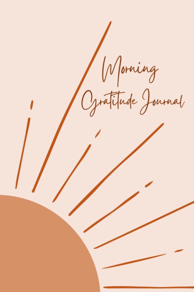 SnelShoppen - Morning Gratitude Journal Dagboek voor Positieve Gedachten, 100 Pagina's, A5 Formaat, Geschikt voor Persoonlijke Groei en Reflectie, Moo