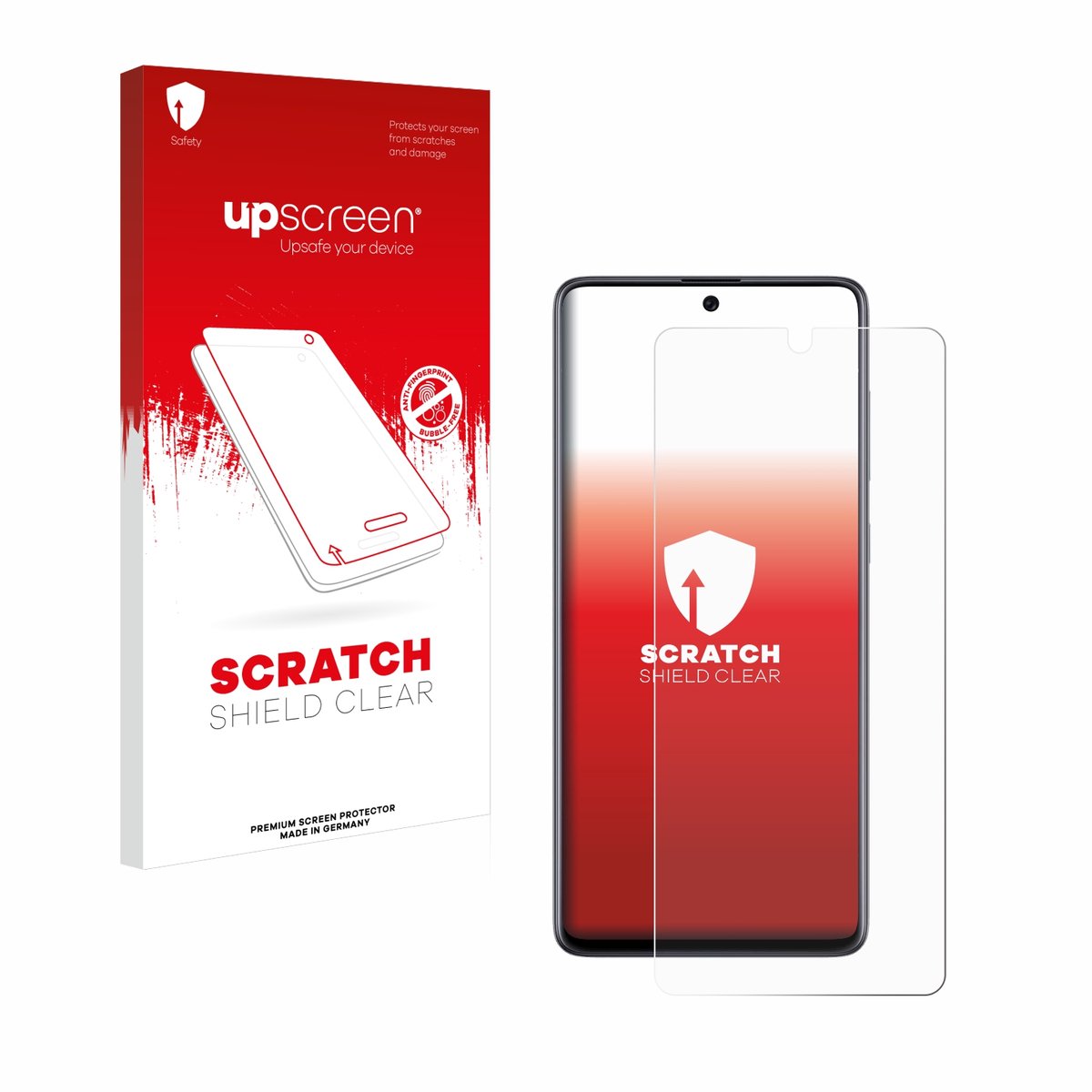 upscreen - Screenprotector voor Samsung Galaxy A71 - Folie Beschermfolie transparant