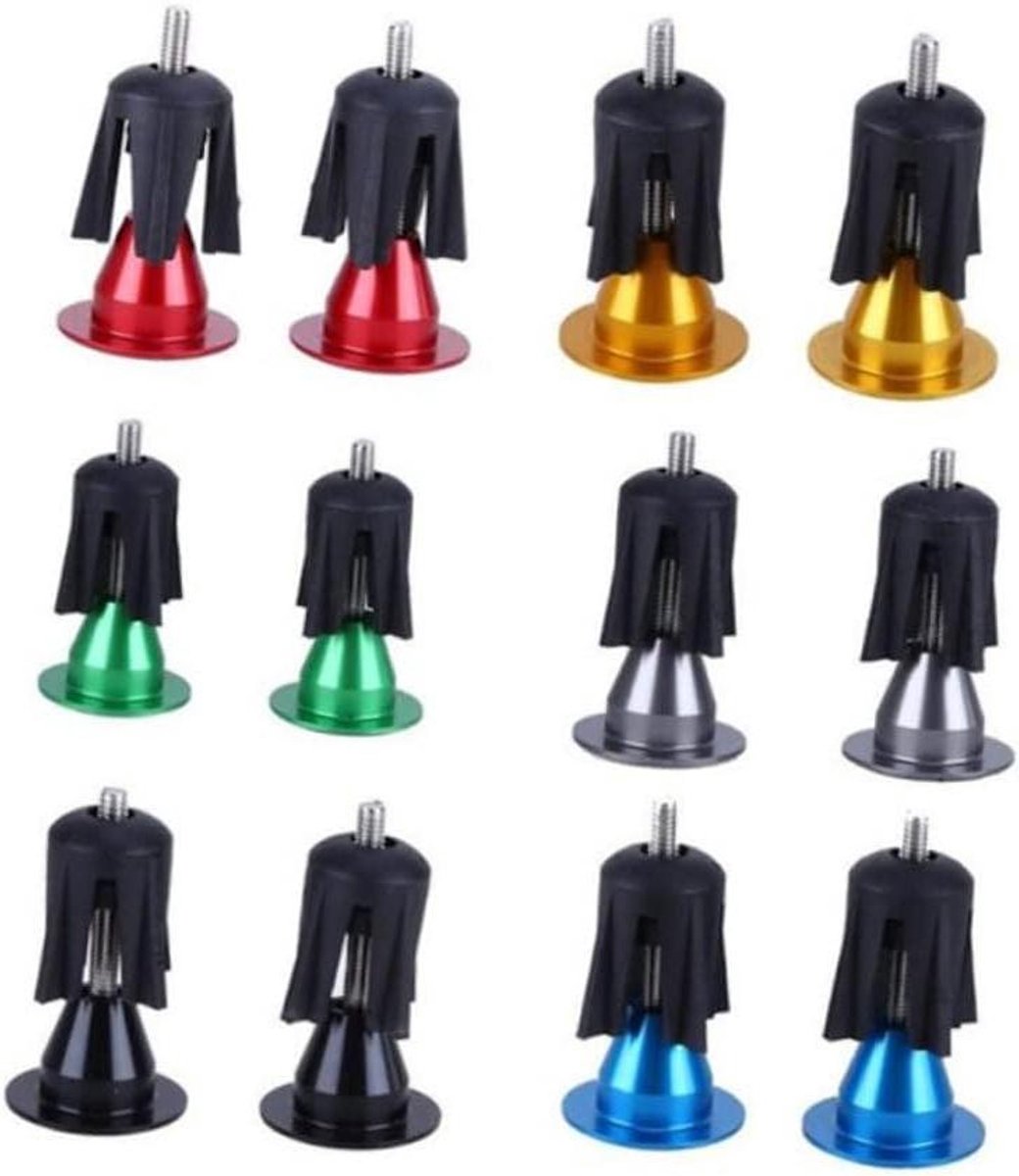 Stuurdop Eindset - Fietsstuurdop Bar Ends - Fiets Stuur Beschermen - Lichtgewicht Aluminium - 3.8 cm Lengte - Groen