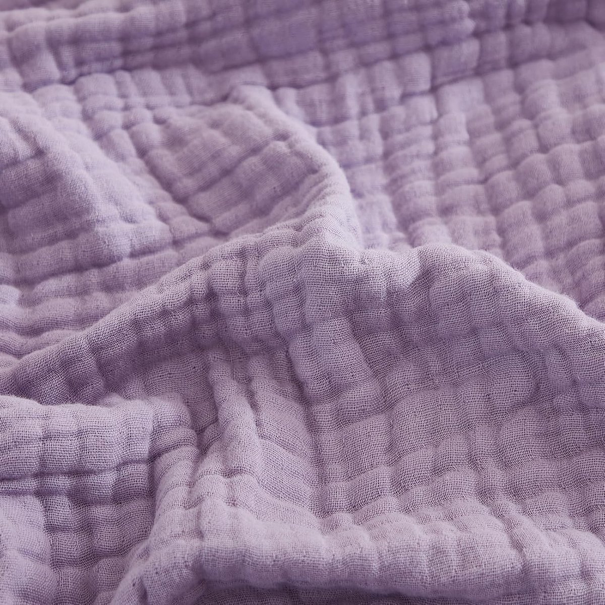 Omgoods - Muslin Deken 167 x 230 cm in Paars