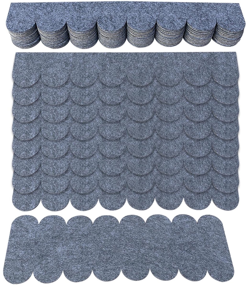 Omgoods - Mini Beaver Tail Round Roof Shingles Mini Set - Ideaal voor Vogelhuisjes en Tuindecoratie