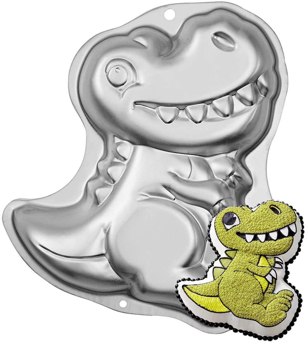 Omgoods - 3D Dinosaur Cake Mould voor Kinderverjaardag - Aluminium