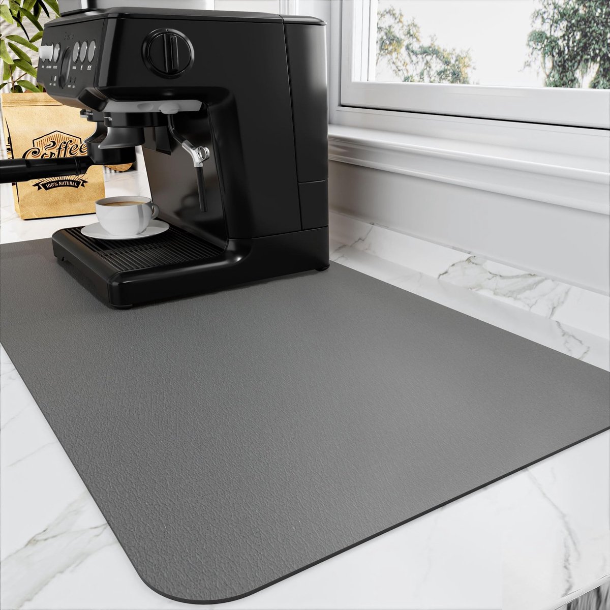 Omgoods - Coffee Mat - Absorberende Onderlegger voor Koffiemaker
