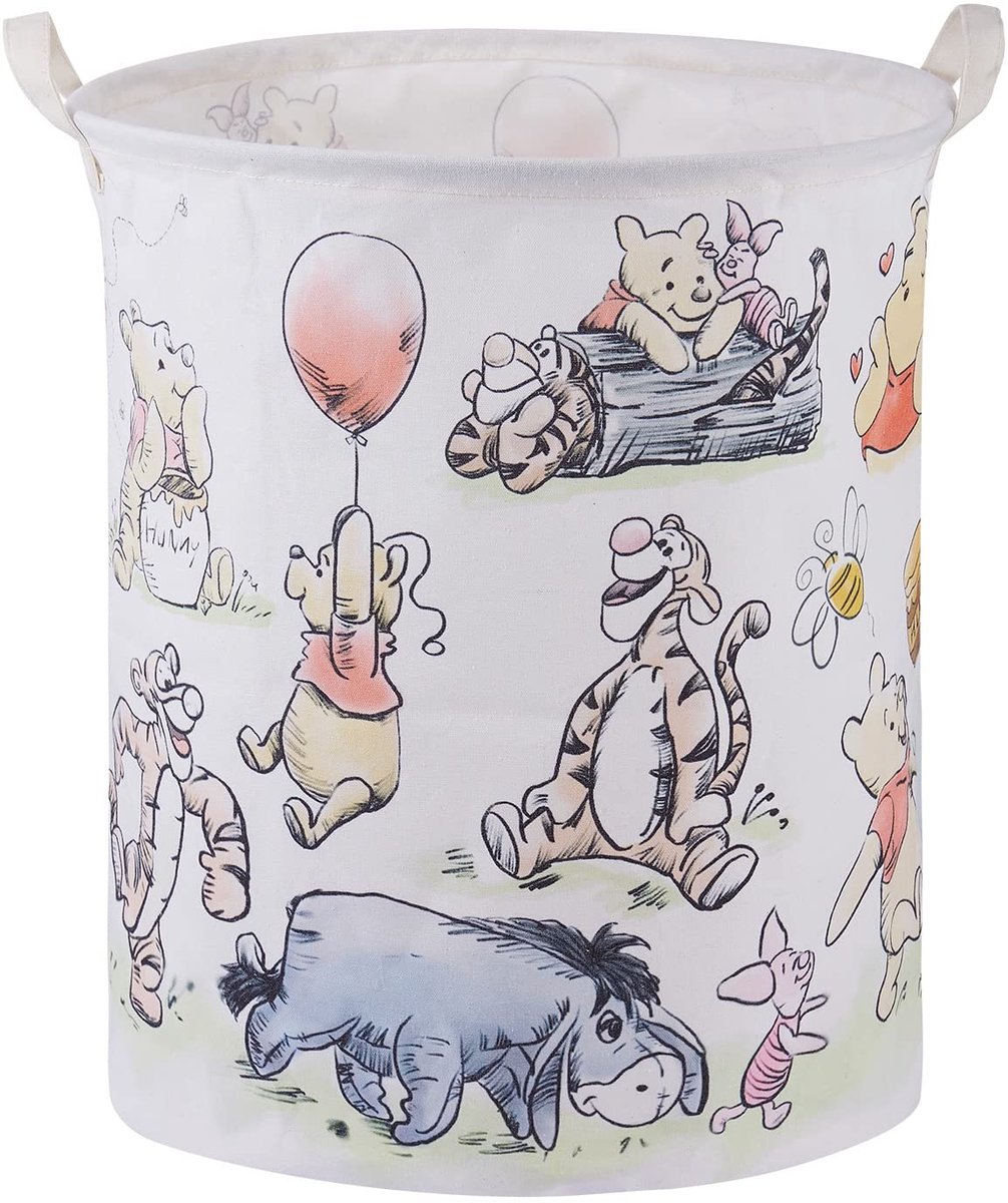 Omgoods - Ronde Canvas Wasmand met Waterdichte PE Coating