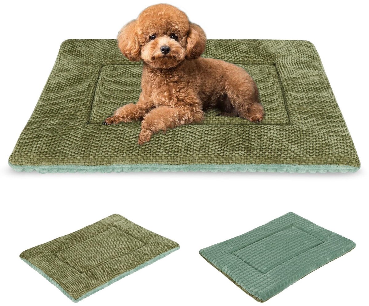 Omgoods - Hondenbed met Omkeerbare Kussen - Zacht Plush Kussen voor Dieren